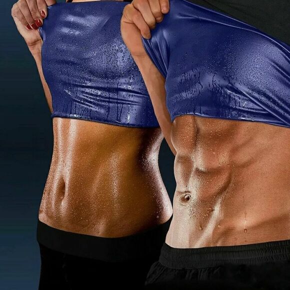 Men & Woman Body Sweat Shaper Sauva Vest - Picture 1 of 10